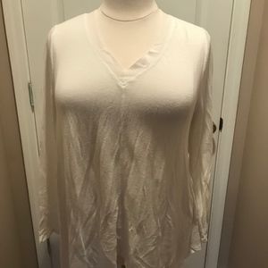 Lane Bryant Assymetrical Knit long sleeve top